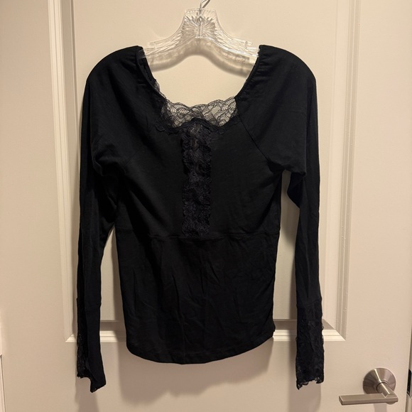 FREE PEOPLE Lace Trim Top - Picture 5 of 7
